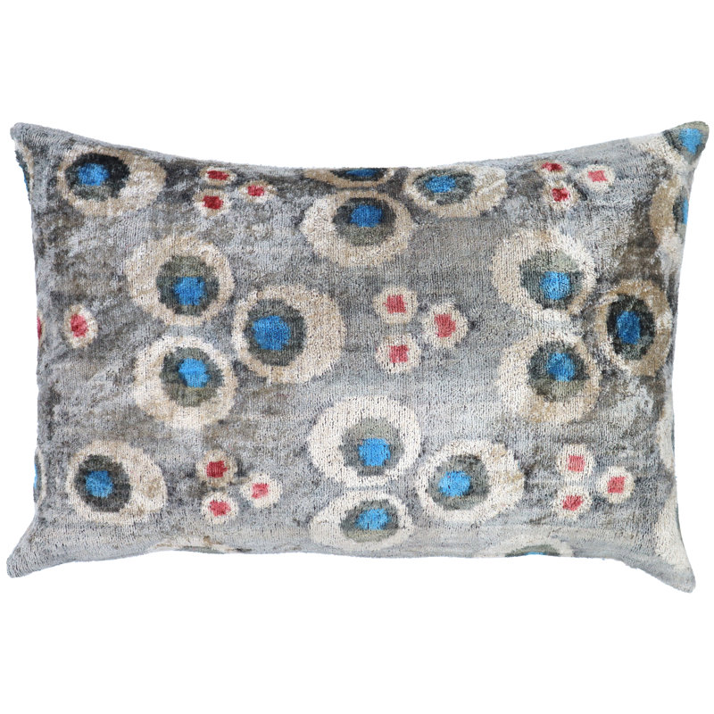 Silk/Velvet Lumbar Rectangular Pillow Cover & Insert