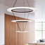 Arctic Rings 3 - Light LED Chandelier-70912275-70912276