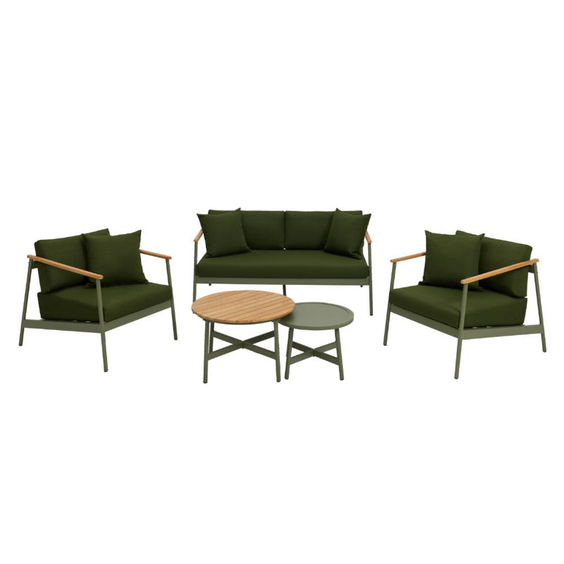 Charneshia Aluminium Garden Set, Green