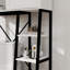 Armoire de rangement au-dessus de la toilette