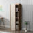 Stylish Bookshelf, Light Walnut & Beige, 23.6 x 63.0 x 13.8 Inches | 100% Melamine Coated Particle Board, Thickness: 0.7 Inches | Durable Storage Solution for Home & Office, Elegant Design for Any Room