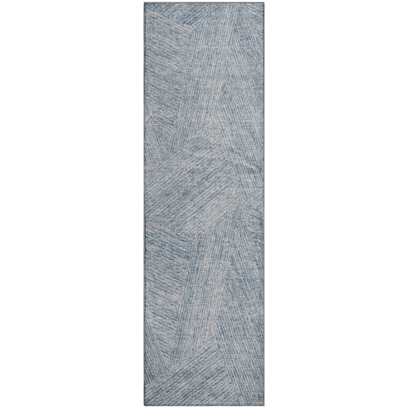 Premium Machine Washable Finchley AMF991 Lines Rug, Runner 2'3" x 7'6"