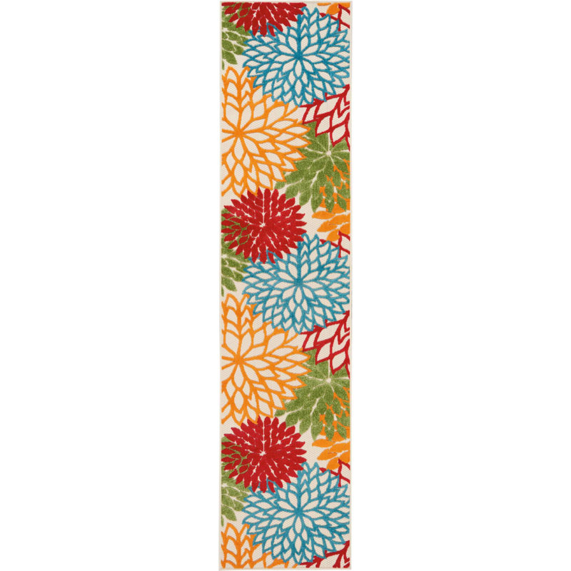 Abela Floral Indoor Rug, Runner 2'3" x 10'