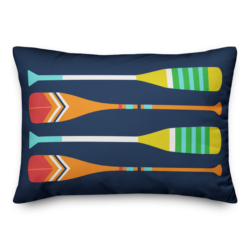 Coussin Nautical Oars, Polyester / Bourre en polyester
