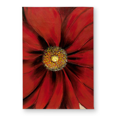 Red Daisy Livingroom Indoor Outdoor Door Mat - Home Decor