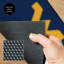 Tapis polychrome en PVC, 16 po x 28 po, West Virginia University