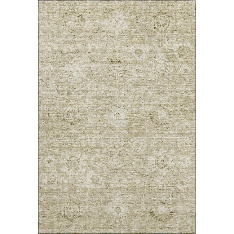 Premium Machine Washable Wayne AMF1089 Damask Rug