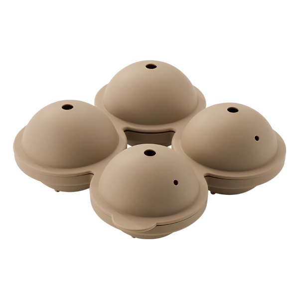 Judge Silicone, Round Ice Cube Mould, Hazelnut
