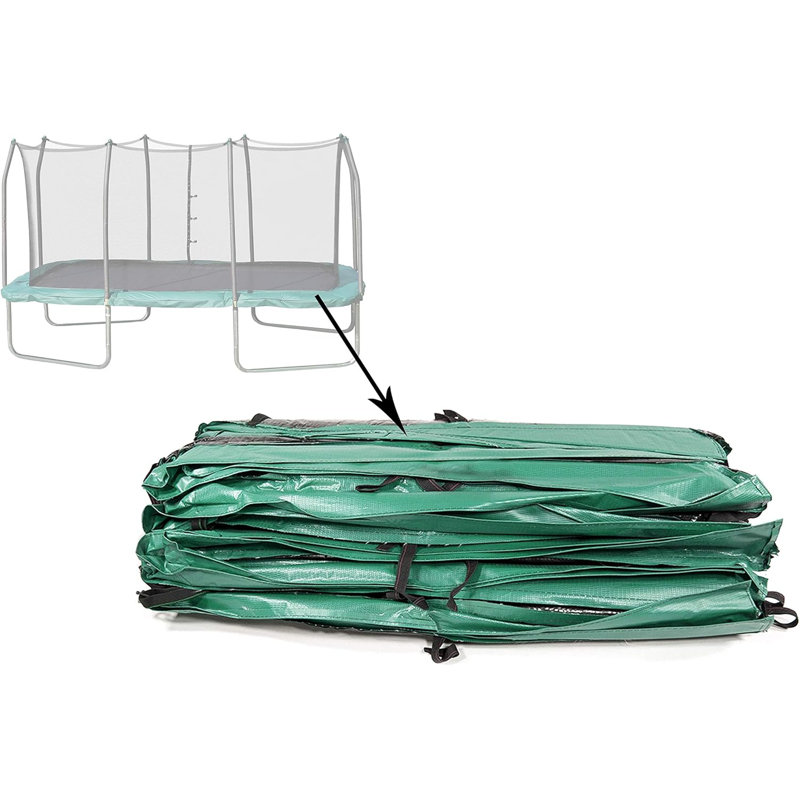 Skywalker Trampolines Replacement 8x14 Rectangle Spring Pad - Green