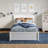 Lamecia Platform Bed with Panel Footboard and Storage Drawers-1845808020-1845808023