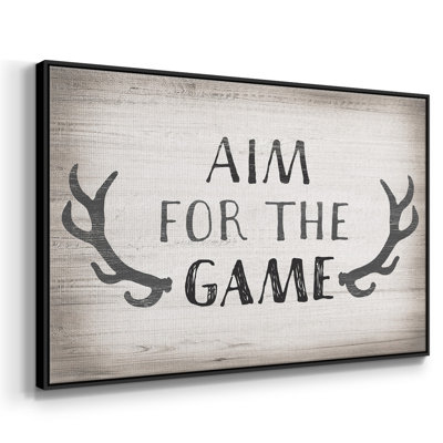 «Aim Game», reproduction sur toile