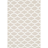 Geometric Area Rug in Gray