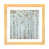 Toile avec cadre en bois beige