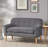 Maslynn Upholstered 49.75'' Reception Loveseat