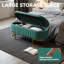 Banc de rangement rembourré Kathlin-605787491