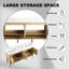 Meuble-lavabo double avec dessus Maslon 59,06