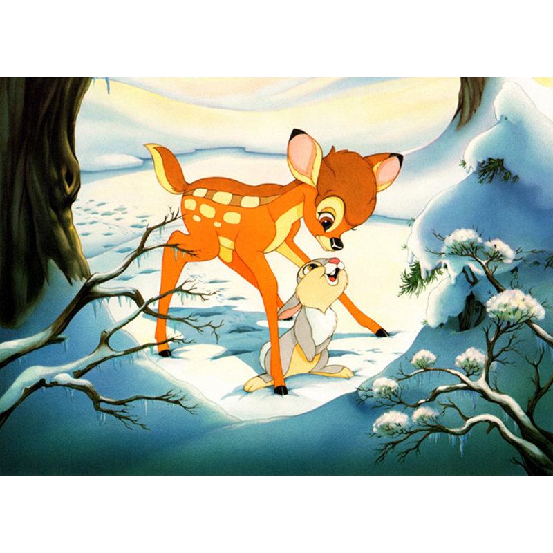 Bambi's Winter Trail MCG-D1403, H 17 po x l 24 po