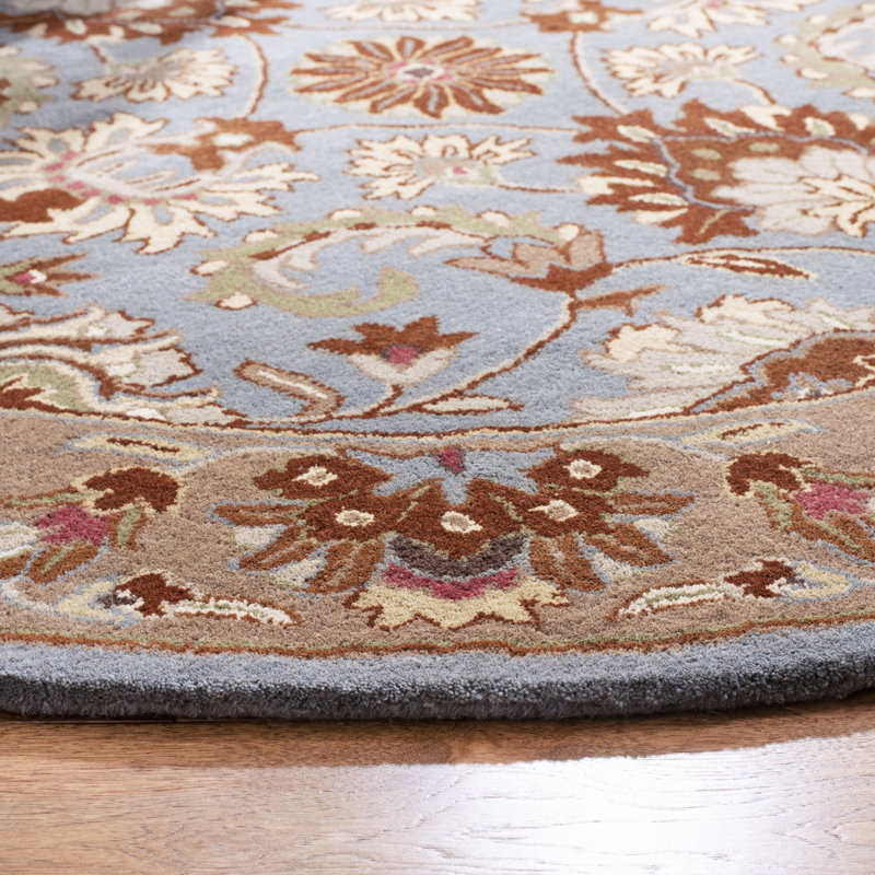 Tapis oriental en laine touffeté à la main Cranmore, Rond 6 pi