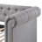 Justice Smoke Gray Fabric Daybed W/Trundle