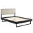 Bridgette Wood Platform Bed with Angular Frame-318441815-318441813