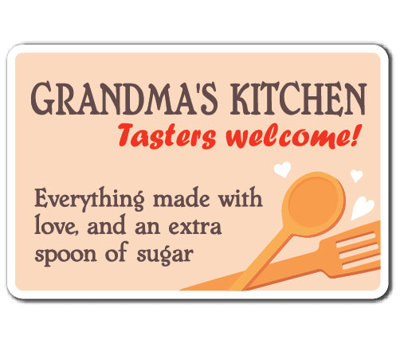 Enseigne de cuisine Grandmas