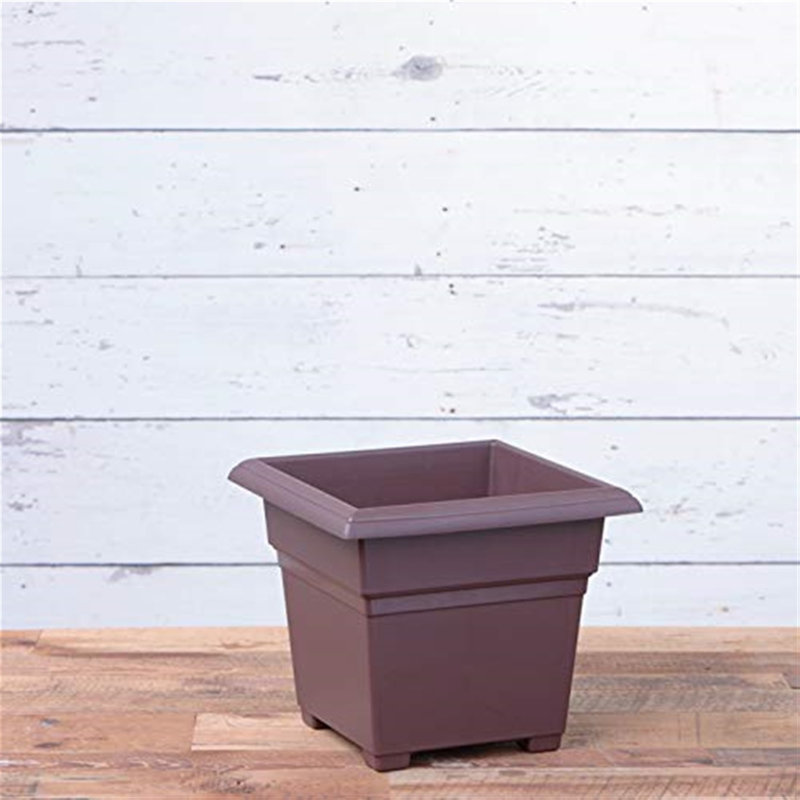 Kayenta Pot Planter, 13" H x 14" W x 14" D, Brown