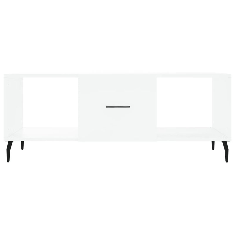 vidaXL Coffee Table White 40.2x19.7x15.7" Engineered Wood