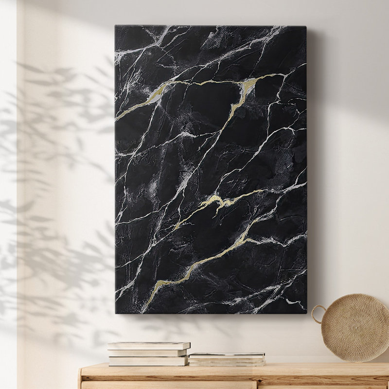" Black Marble II ", 36" H x 24" W