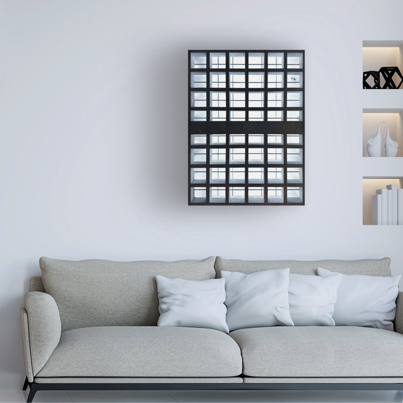 Art sur toile, plafond transparent, Ling-zingué, H 19 po x l 14 po