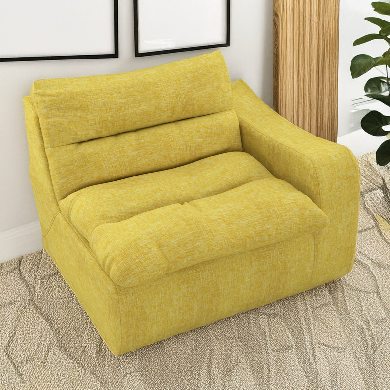 Canapé modulaire moderne, Jaune