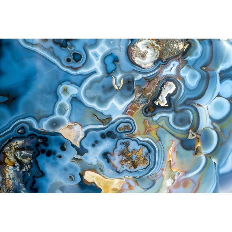 Onyx Crystals Structure And Texture by Mirecca - Wrapped Canvas Print, 30cm H x 46cm W
