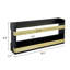 Decorative Brass Metal Bar Magazine Rack