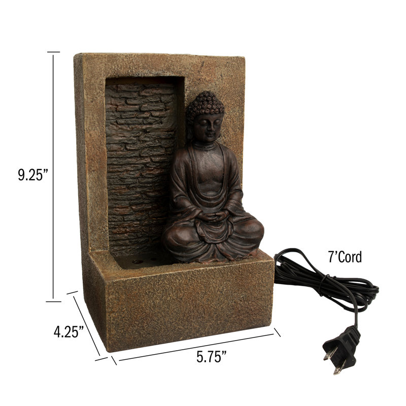 Fontaine de table - Bouddha assis