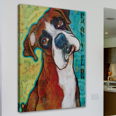 " Boxer Pop Art " by Stephanie Gerace
