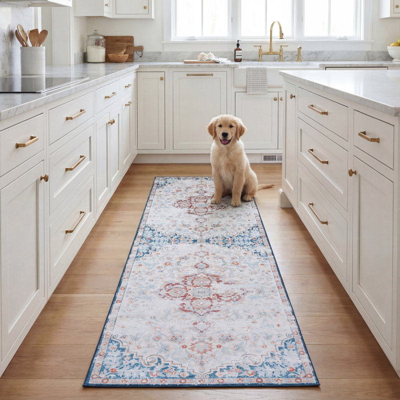 Tucson Performance Machine Washable Oriental Rug, Runner 2'6" x 8'