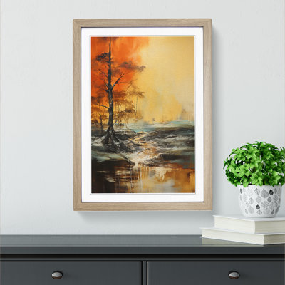 Landscape Gestural - Framed Print