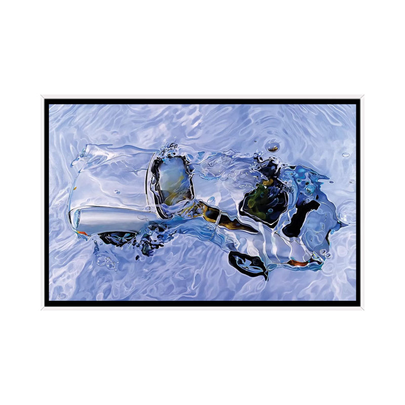 Chlorine V by Marcello Petisci - Print, 18" H x 26" W x 1.5" D, White Framed Canvas, No Mat