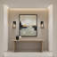 Applique murale en acier Lucian-1141436724