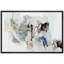 "Pastel grunge or noir sarcelle peinture coup de paysage abstrait formes d'art moderne" sur-98179553-98179555