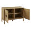 Armoire d'appoint 2 portes avec tablettes réglables