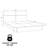 ZEN ALPHA – Platform Bed with Headboard – Easy Assembly, No Box Spring Required-857374251-857374677