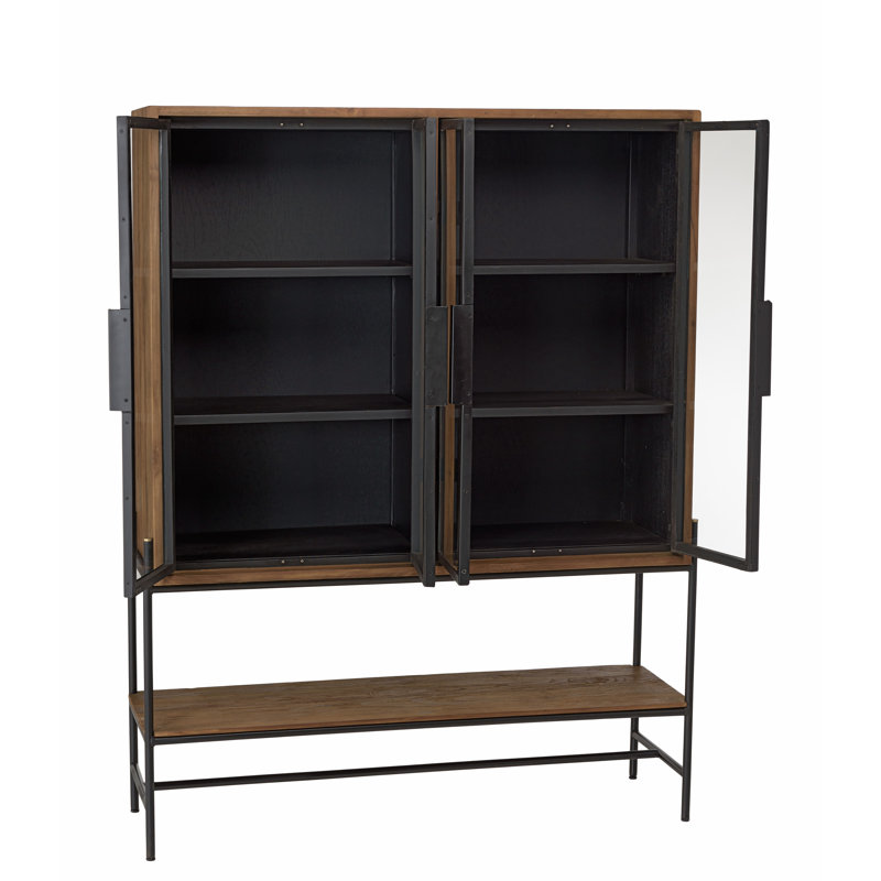 Aakin 124cm Solid Wood Sideboard