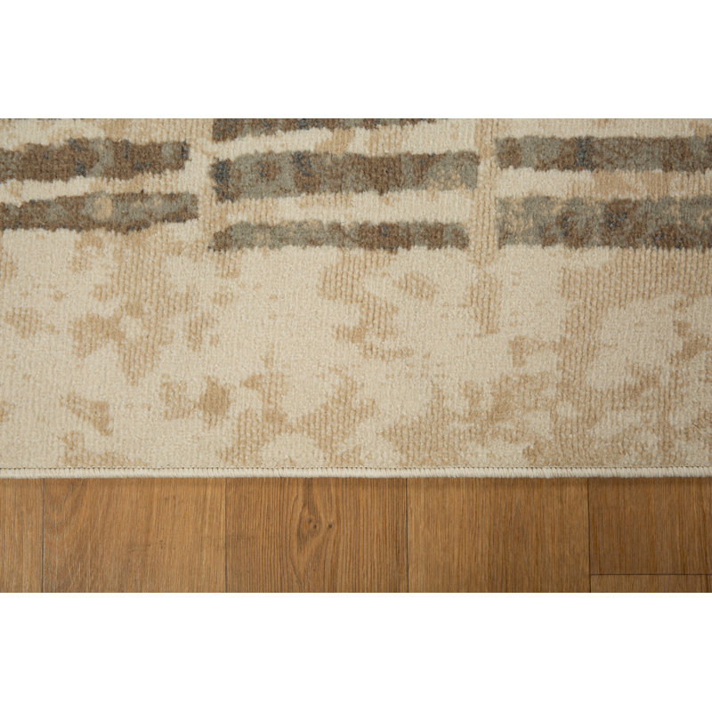 Kriselia Collection Abstract Lines Area Rug, 5'2 x 7'7