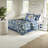Elegant Blue Cotton Bedding Sets, Coastal Style Comforter, Bedroom Refresh