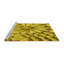 Tapis jaune tissé à la machine-902137802