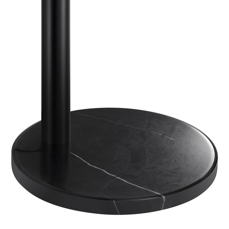Beckum 90" 3-Lights Novelty Arched Glam Nature Shell Tree Floor Lamp, Matte Black