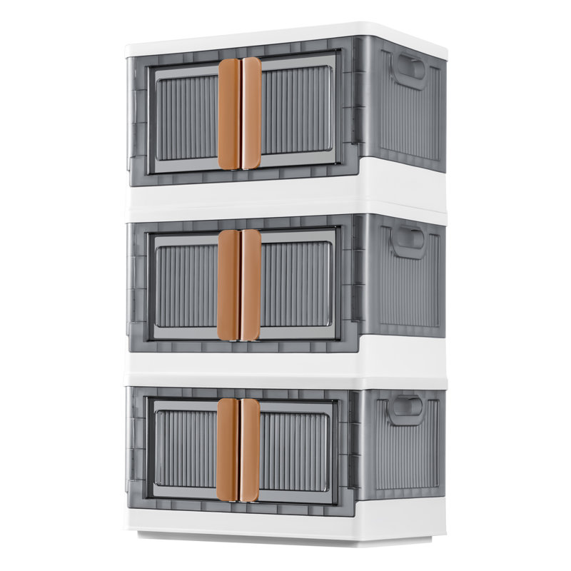 Bac de rangement pliable, 3, H 14 po x l 25 po x P 15,4 po