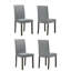 Chaises de salle à manger rembourrées Modern