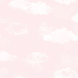 Tiny Tots 2 Billowing Clouds Design 33' L x 21" W Wallpaper Roll