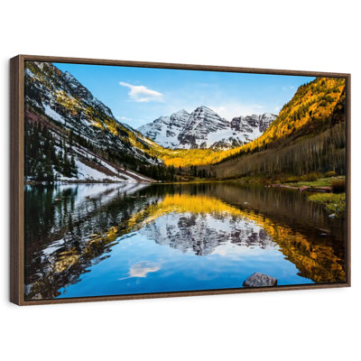 Maroon Bells Mountain Scene